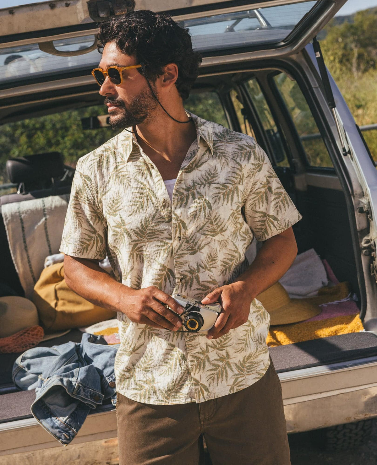 Men's Fletcher Shirt - Organic Cotton Stretch Seersucker Shirt  | Toad&Co Men