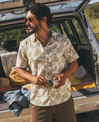 Men's Fletcher Shirt - Organic Cotton Stretch Seersucker Shirt  | Toad&Co Men