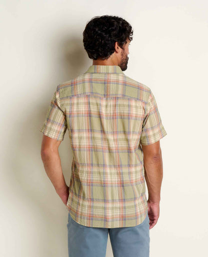 Men's Fletcher Shirt - Organic Cotton Stretch Seersucker Shirt  | Toad&Co Men