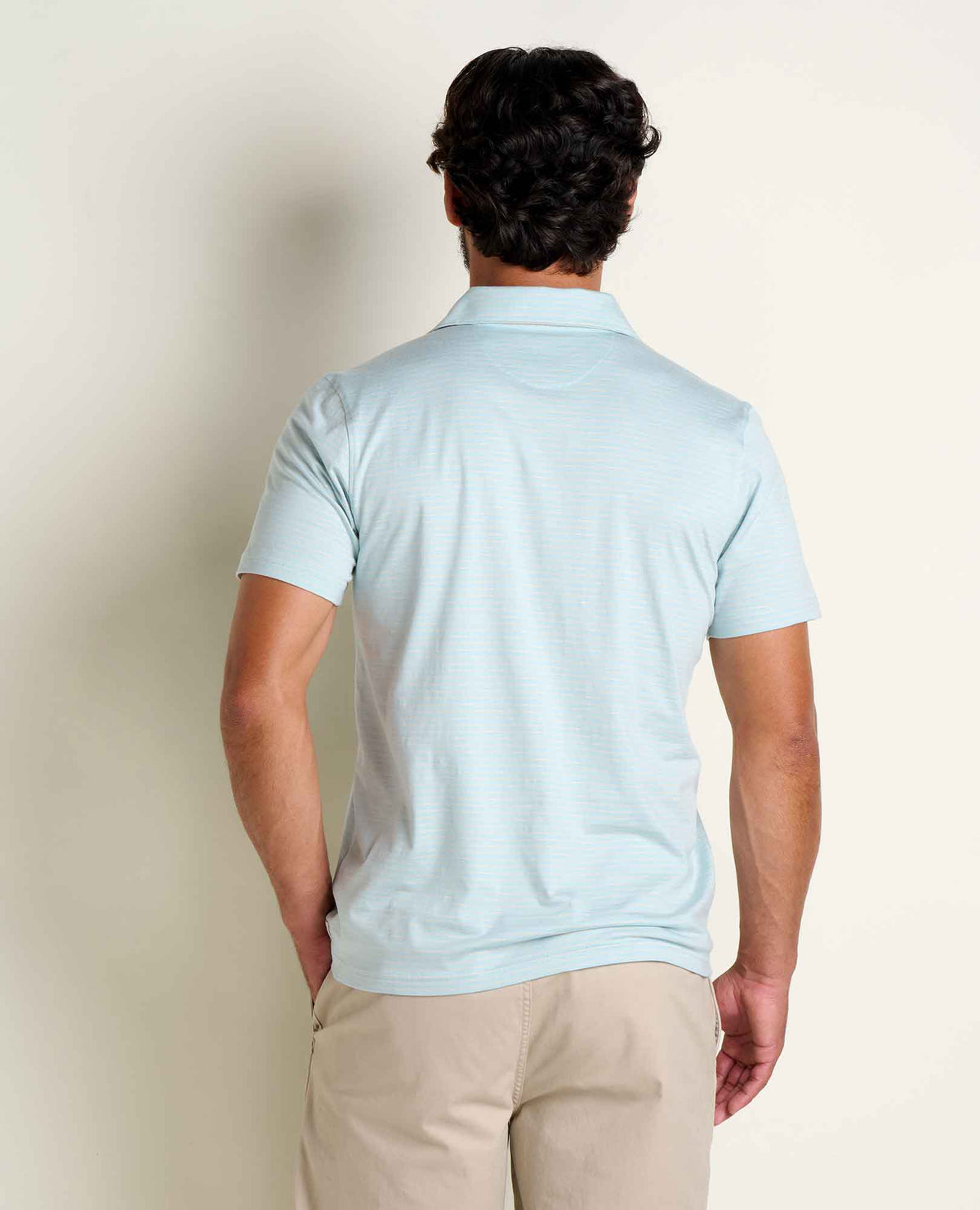 Men's Tempo Short Sleeve Polo - by Toad&Co Skyway Pattern | Toad&Co Men