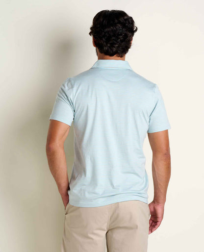 Men's Tempo Short Sleeve Polo - by Toad&Co Skyway Pattern | Toad&Co Men