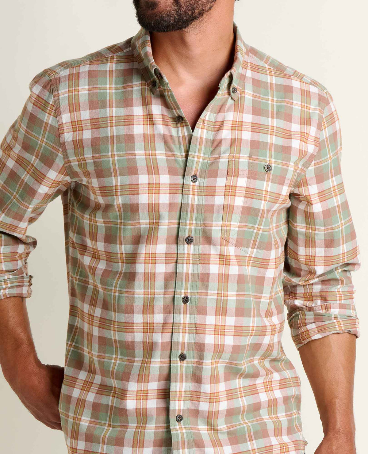 Men's Airscape Long Sleeve Shirt - Organic Cotton Button-Down  | Toad&Co Men