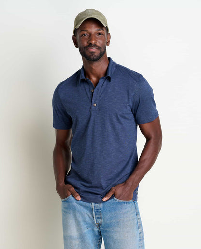 Men's Tempo Short Sleeve Polo - by Toad&Co True Navy | Toad&Co Men