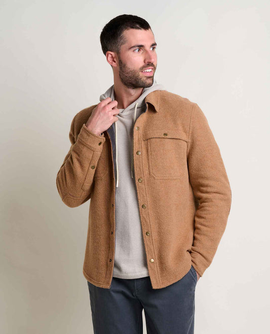 Men's Kennicott Shirt Jacket - Recycled Wool Blend by Toad&Co  | Toad&Co Men