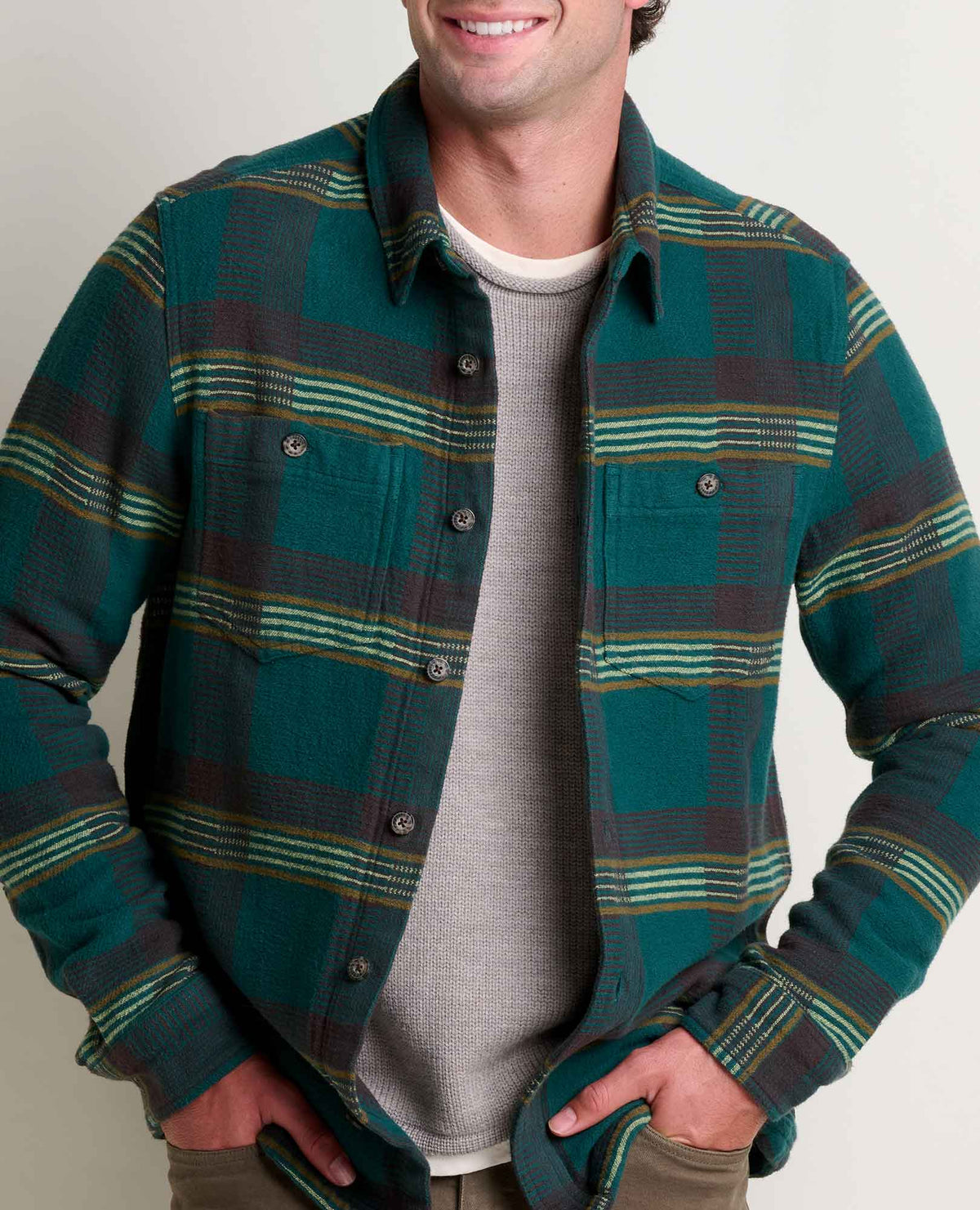 Men's Rockland Heavyweight Organic Cotton Flannel Shirt  | Toad&Co Men