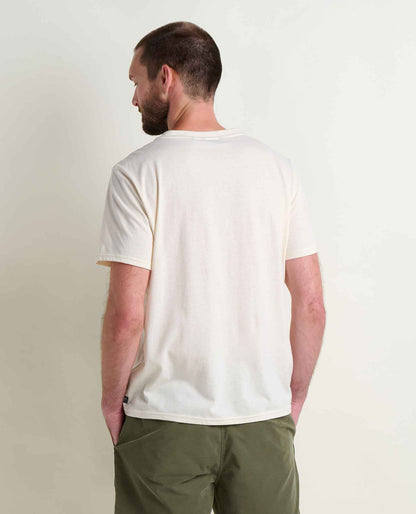 Men's Re-Form Embroidered Crew - Sustainable Recycled Cotton Tee  | Toad&Co Men