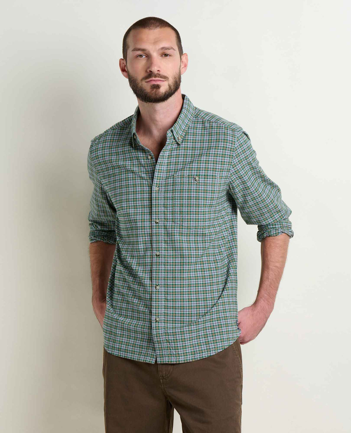 Men's Airscape Long Sleeve Shirt - Organic Cotton Button-Down  | Toad&Co Men