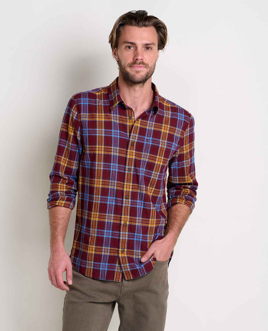 Fletcher Organic Cotton Long Sleeve Shirt - Travel Friendly  | Toad&Co Men