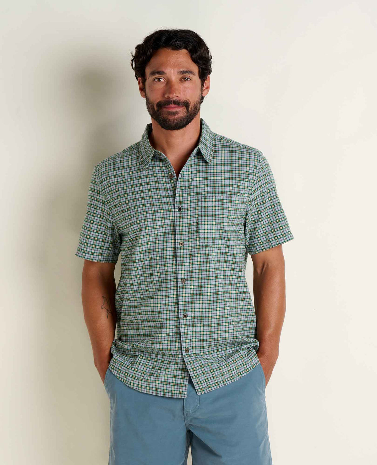 Airscape Shirt - Yarn-Dyed Organic Cotton Breathable Men's Shirt  | Toad&Co Men