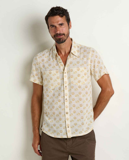 Salton Shirt - 100% Organic Cotton Airy Summer Travel Shirt  | Toad&Co Men