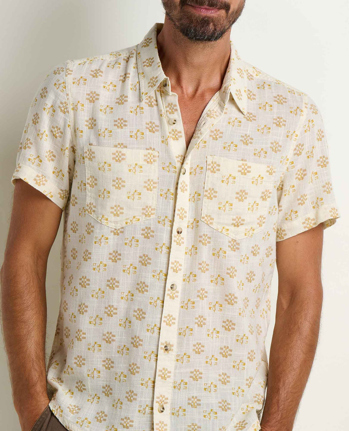 Salton Shirt - 100% Organic Cotton Airy Summer Travel Shirt  | Toad&Co Men
