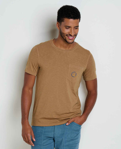 Men's Primo Organic Cotton Crew Tee Embroidered  | Toad&Co Men
