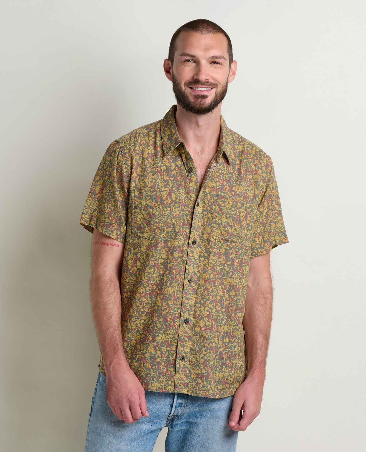 Salton Shirt - 100% Organic Cotton Airy Summer Travel Shirt  | Toad&Co Men