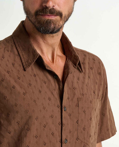 Airscape Embroidered Shirt - Organic Cotton Tropical Shirt for Men  | Toad&Co Men