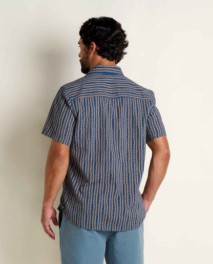 Men's Fletcher Shirt - Organic Cotton Stretch Seersucker Shirt  | Toad&Co Men