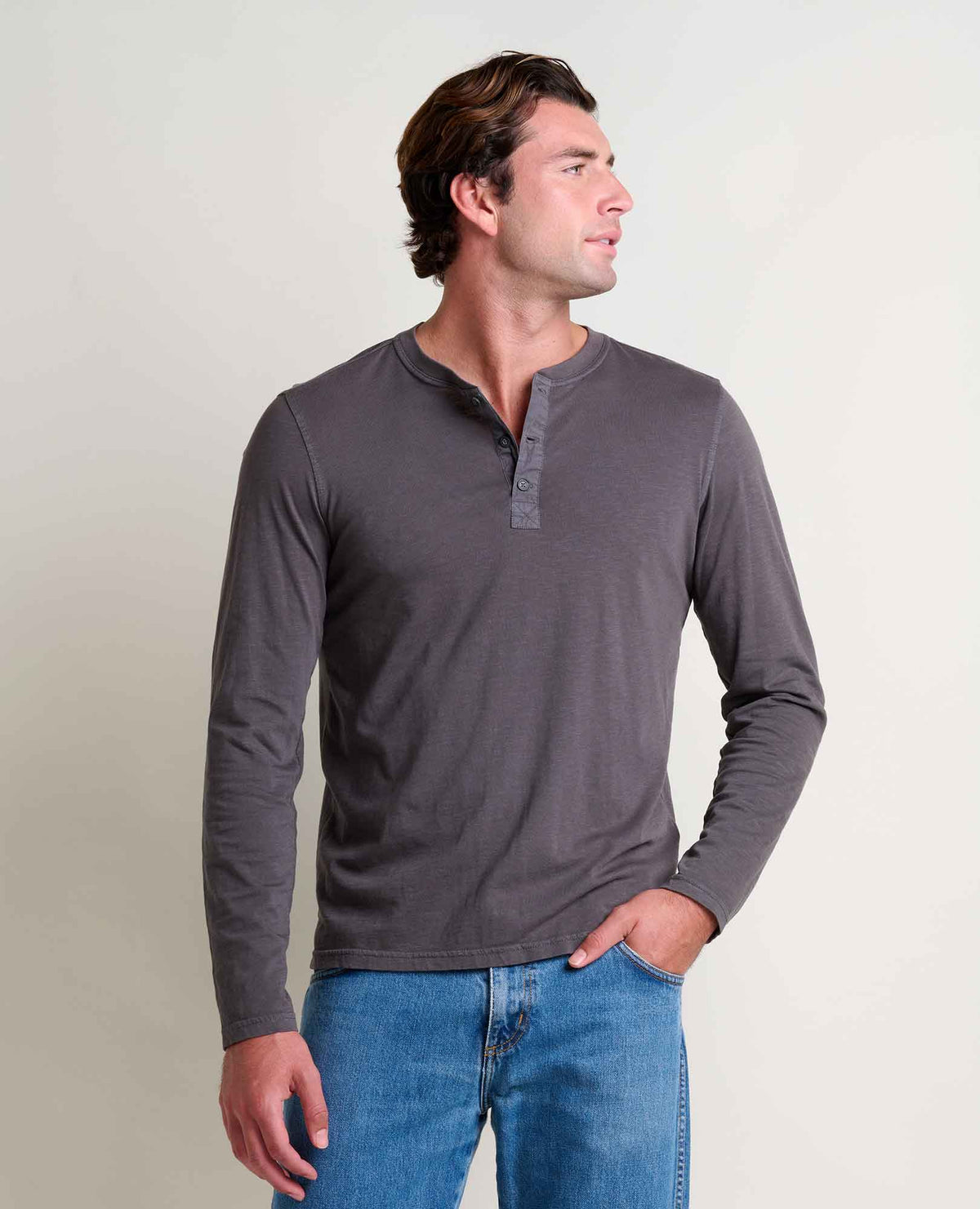 Men's Primo Long Sleeve Henley - Organic Cotton Tee by Toad&Co  | Toad&Co Men