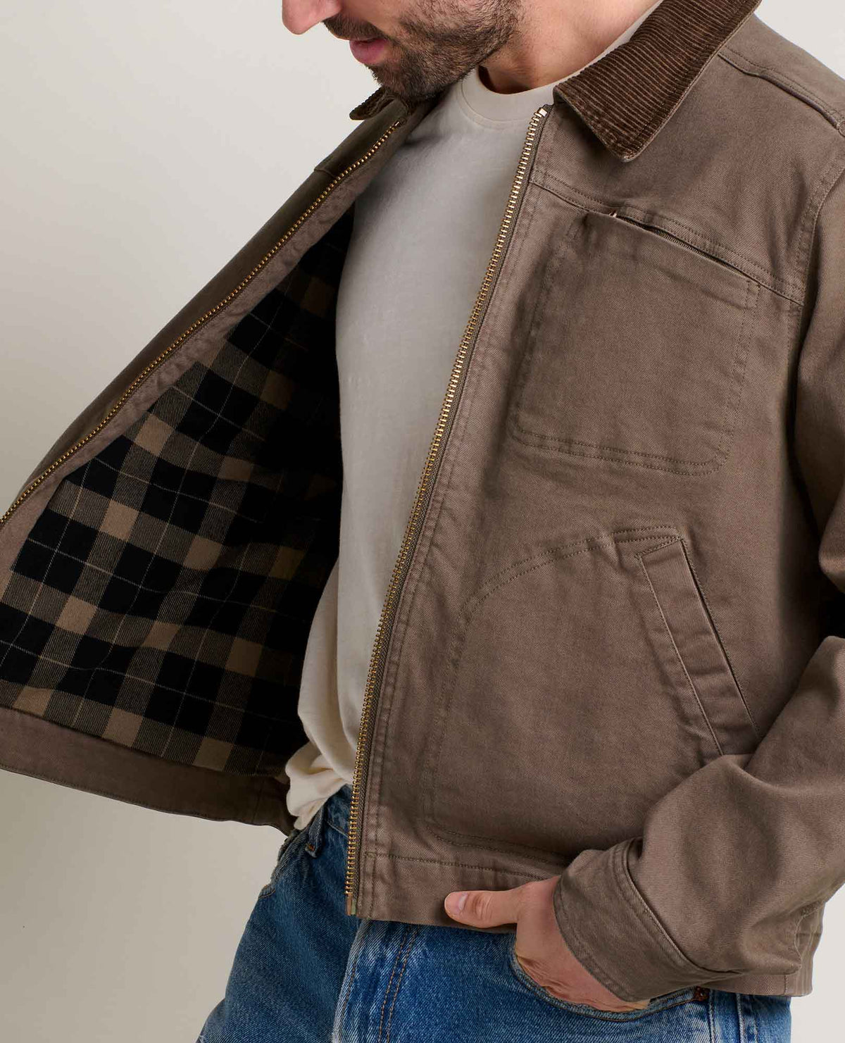 Men's Organic Cotton Denim Trucker Jacket  | Toad&Co Men