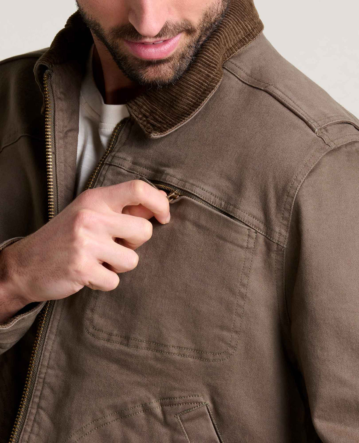 Men's Organic Cotton Denim Trucker Jacket  | Toad&Co Men